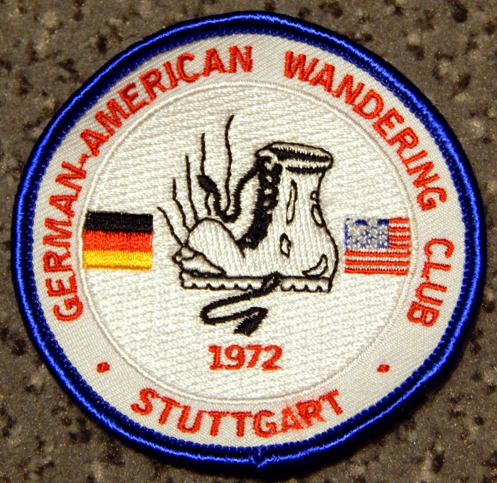 Patch - Stuttgart German-American Wandering Club 1972