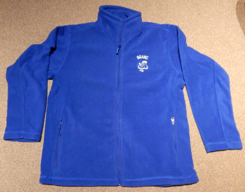 Fleece Jacke mit Logo nur vorne - Stuttgart German-American Wandering Club 1972